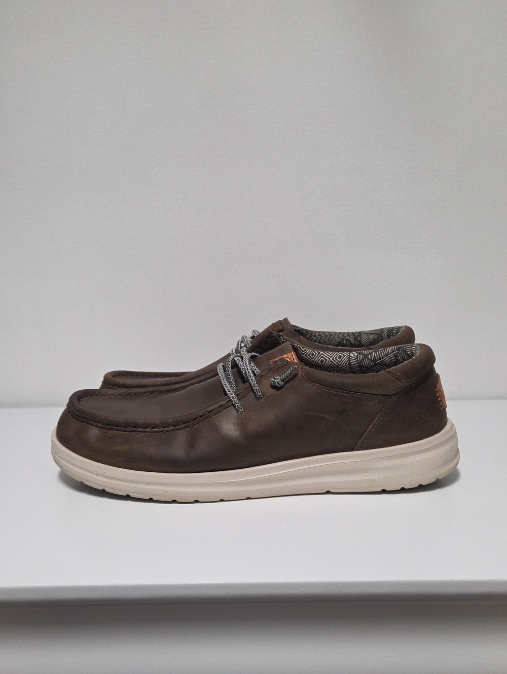 HEY DUDES Leather Wally Sneaker